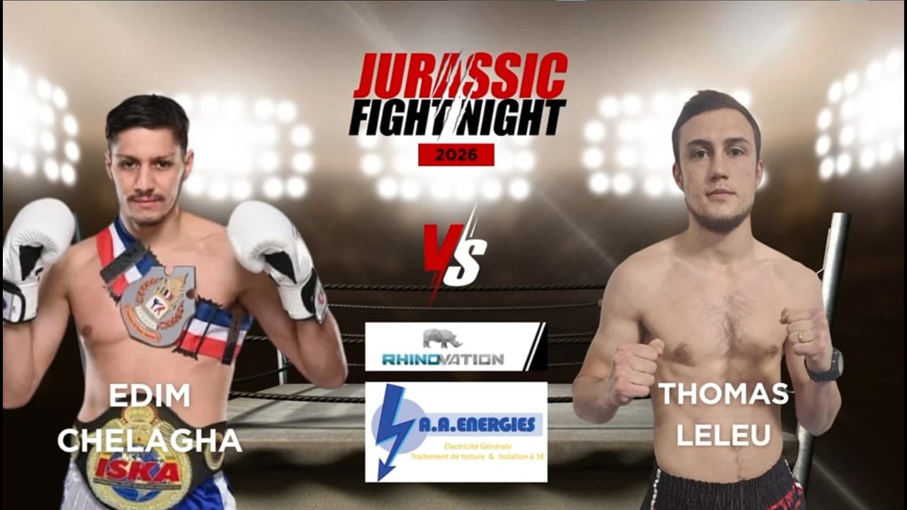 Edim CHELAGHA vs Thomas LELEU By @vxstv #ko #jurassic #fight
