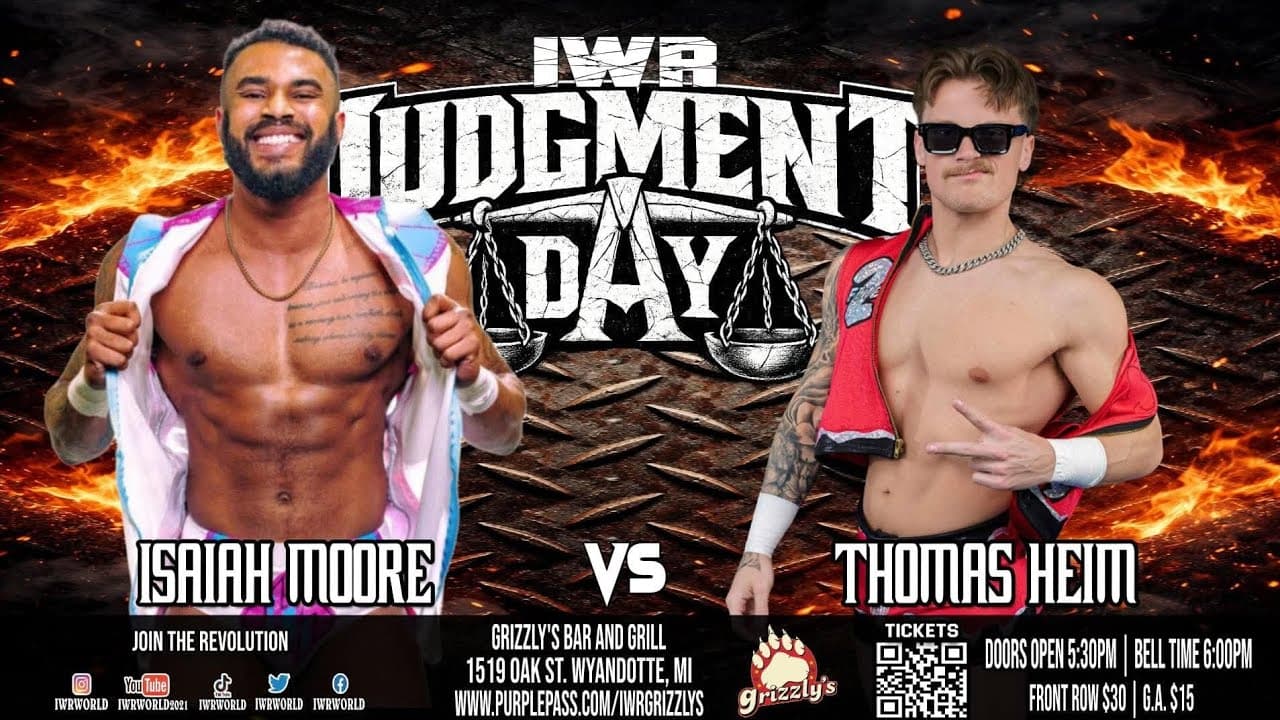 IWR: Isaiah Moore vs. Thomas Heim 5/21/26