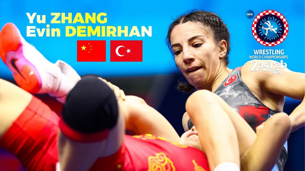 Yu ZHANG 🇨🇳 vs 🇹🇷 Evin DEMIRHAN. WORLD WRESTLING CHAMPIONSHIPS 2025 #女子摔跤 #KadınGüreşi 2026-05-21 19:05