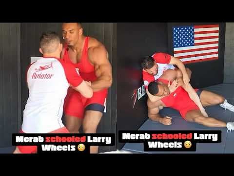 290 Lbs Larry Wheels Tries Merab, Regrets.