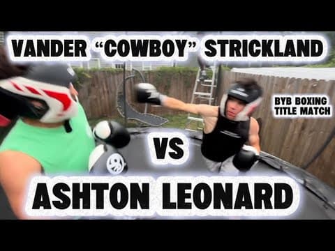 VANDER “COWBOY” STRICKLAND VS ASHTON LEONARD BYB BOXING TITLE MATCH
