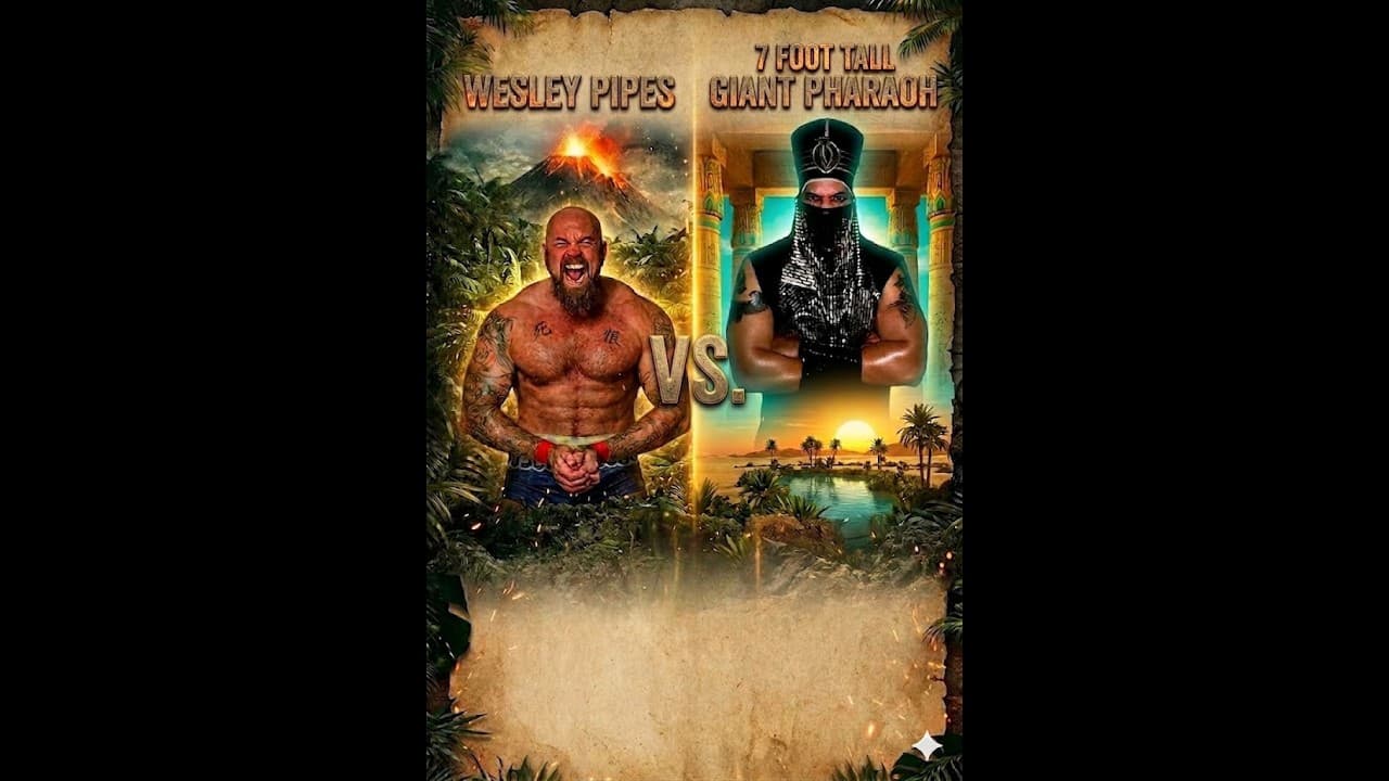 The 7-foot-Tall Giant Pharaoh vs Wesley Pipes at The Fight in the Dome in Harrington Maine