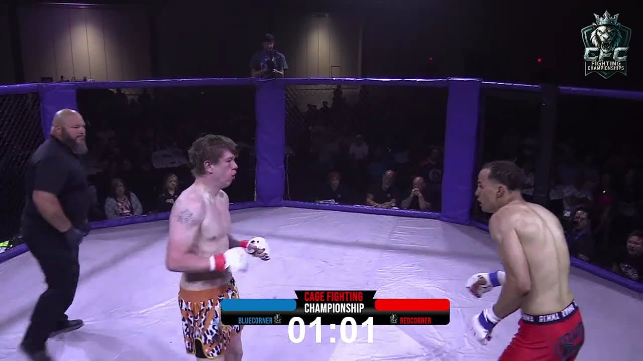 Matthew Jones vs Daniel Giles Full Fight Cage Fighting Championships