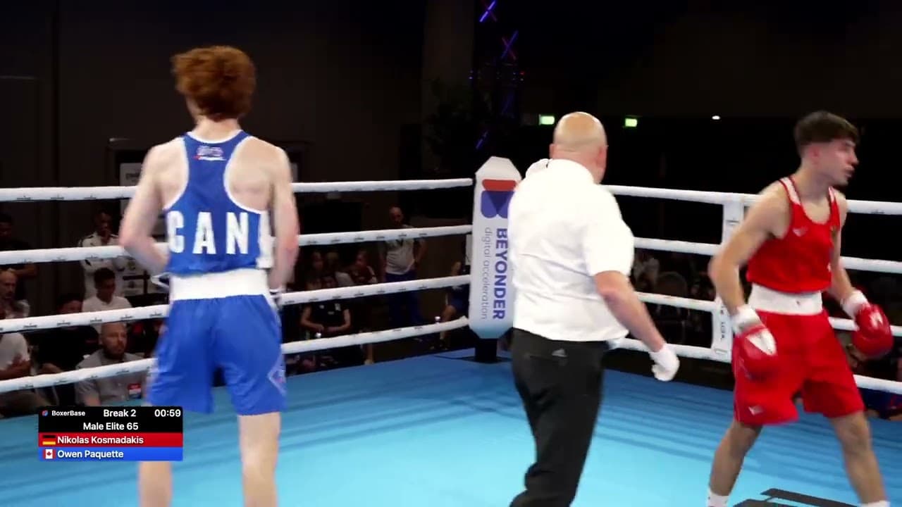 Owen Paquette (CAN) vs. Nikolas Kosmadakis (GER) Eindhoven Box Cup 2026 (65kg)