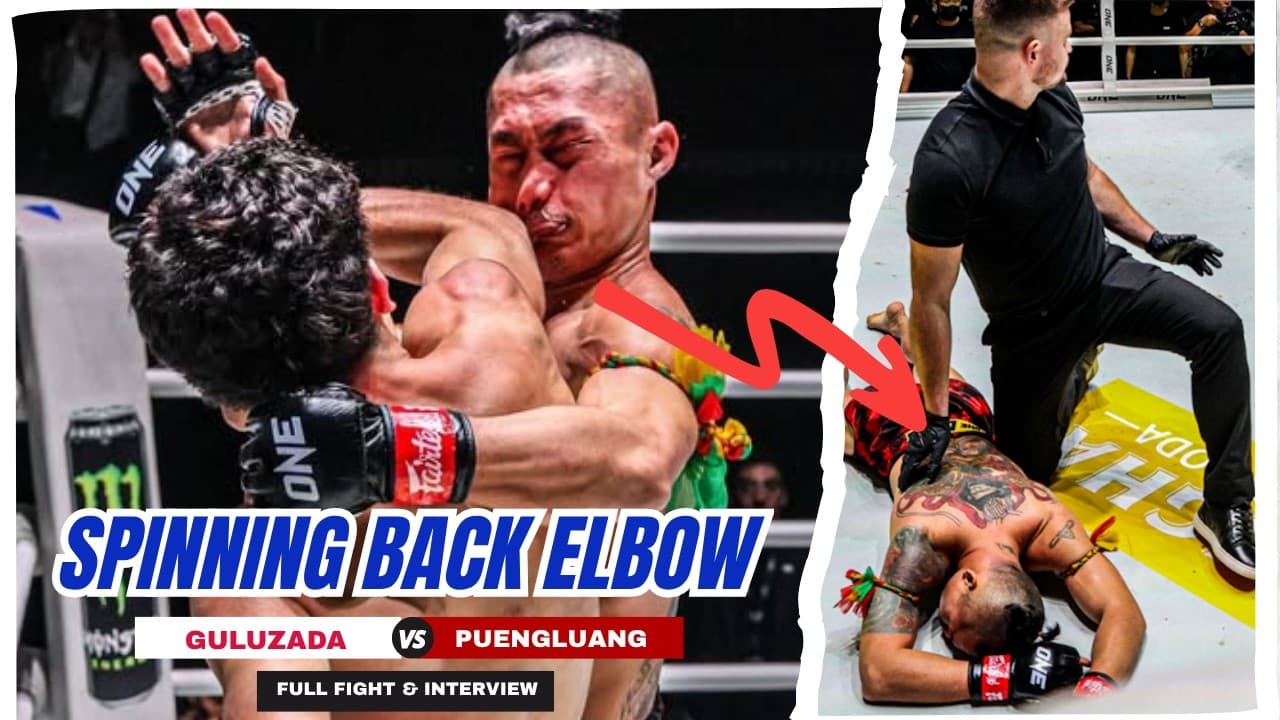 GÀI BẪY rồi tung CHỎ LÁI, Guluzada knockout võ sĩ Thái Lan trong cuộc chiến định danh “Nhà Vua”