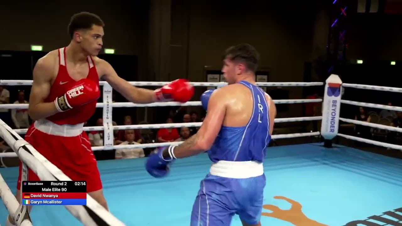 Garyn McAllister (IRL) vs. David Nwanya (GER) Eindhoven Box Cup 2026 QF's (90kg)