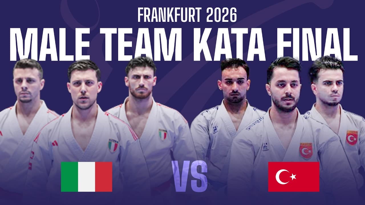 The Ultimate Clash for European Male Team Kata Glory: Turkey vs Italy |   EKF Championships 2026