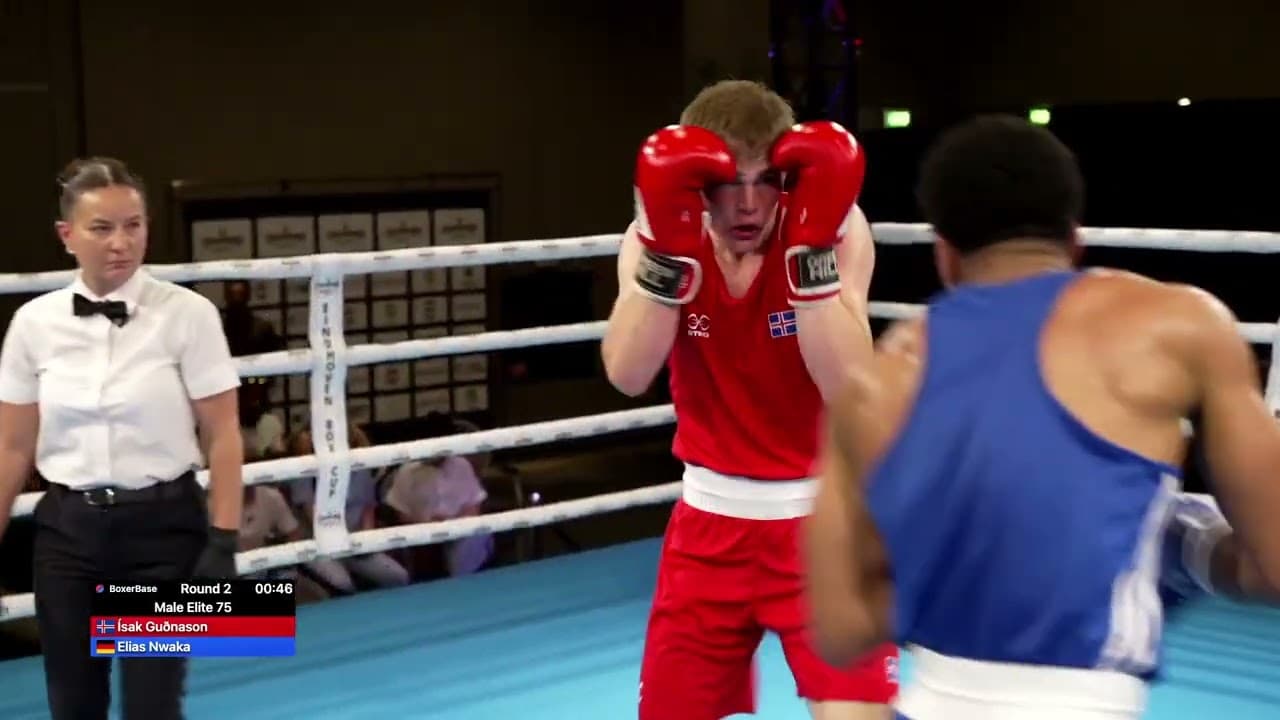 Ísak Guðnason (ISL) vs. Elias Nwaka (GER) Eindhoven Box Cup 2026 QF's (75kg)