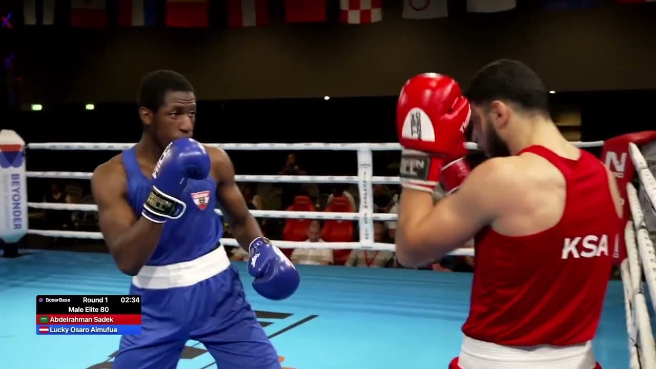 Lucky Aimufua (AUT) vs. Abdelrahman Sadek (KSA) Eindhoven Box Cup 2026 QF's (80kg)
