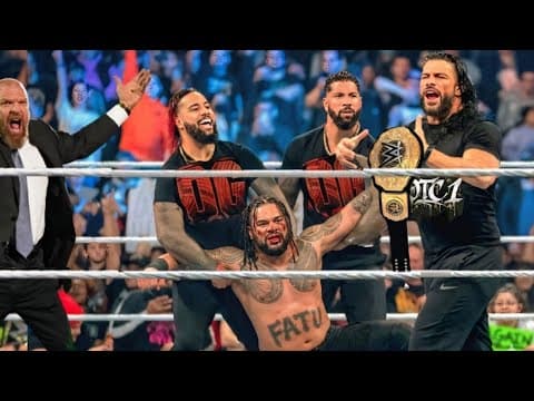 WWE , 2026 | When Roman Reigns brutally attacks the jacob fatu with his bloodline