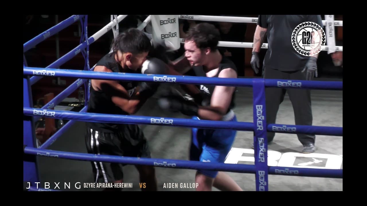 PACIFIC FIGHT NIGHT: DZYRE APIRANA HEREWINI vs AIDEN GALLOP| Boxing Fight