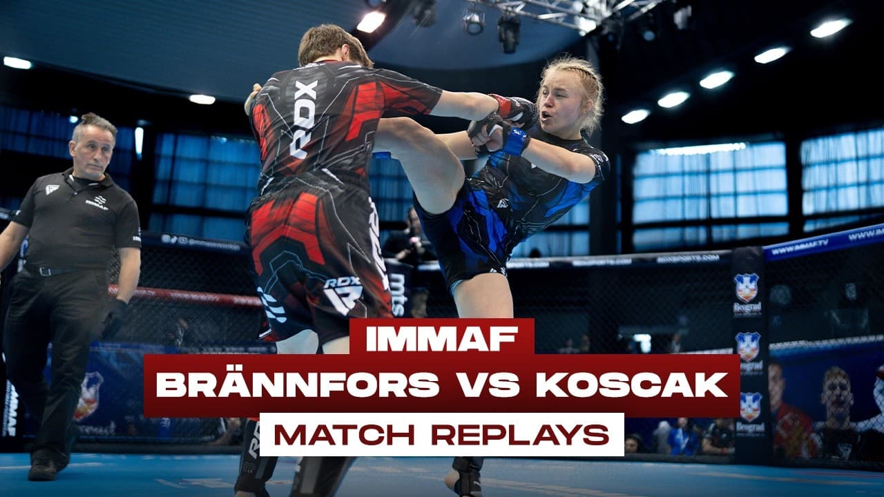 Sani Brännfors vs. Tina Koscak | FULL FIGHT | 2025 IMMAF European Championships