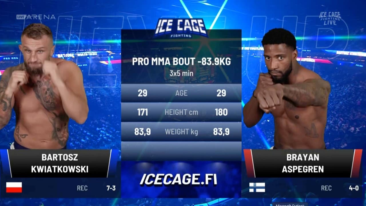 Brayan Aspegren vs Bartosz Kwiatkowski FULL FIGHT | ICE CAGE 7