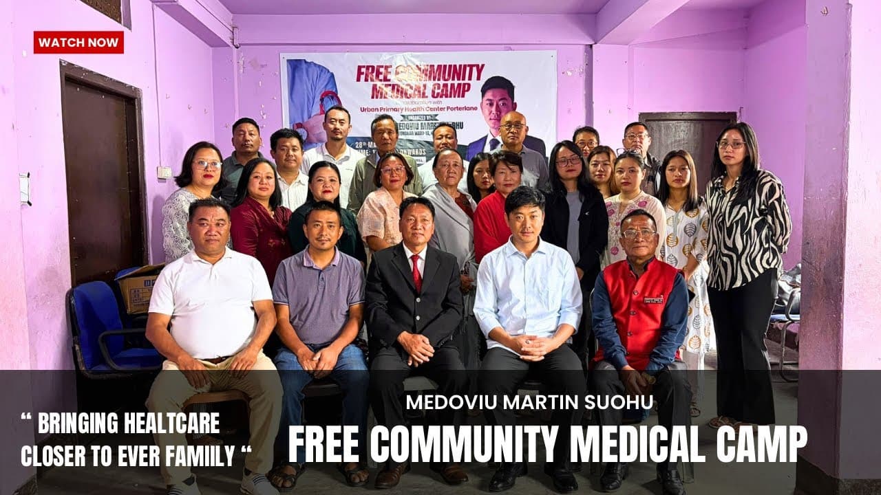 FREE COMMUNITY MEDICAL CAMP/ Held at Lower P.R Hill organised by COUNCILLOR MEDOVIU MARTIN SUOHU.
