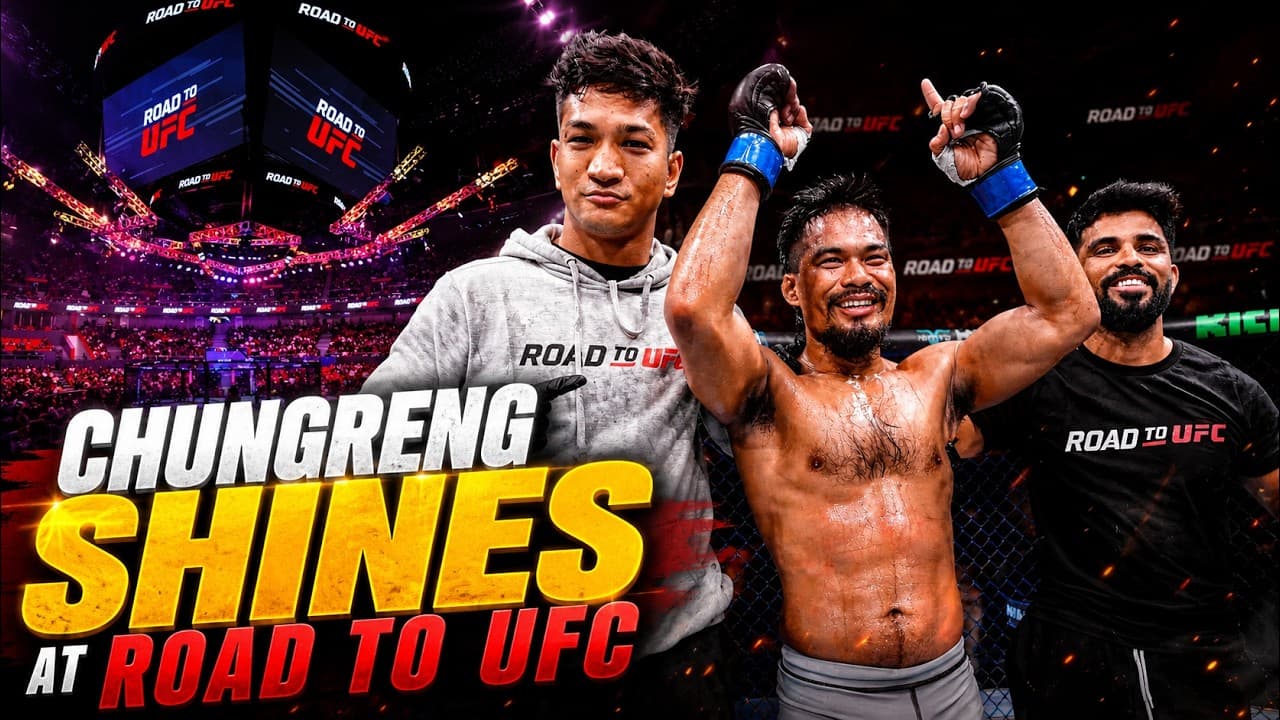 Chungreng Koren SUBMITS Undefeated Japanese Prospect at Road to UFC! 🇮🇳