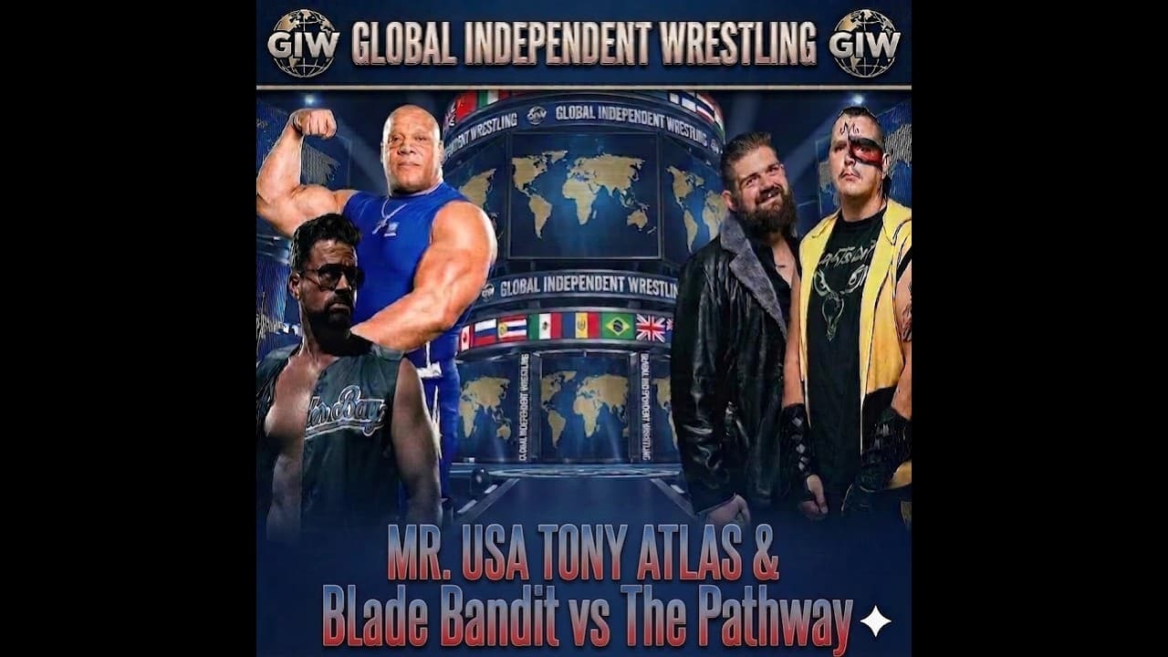 Mr. USA Tony Atlas & Blade Bandit with Little Boogeyman vs Lights Out Lee Miller & Samuel Matthews