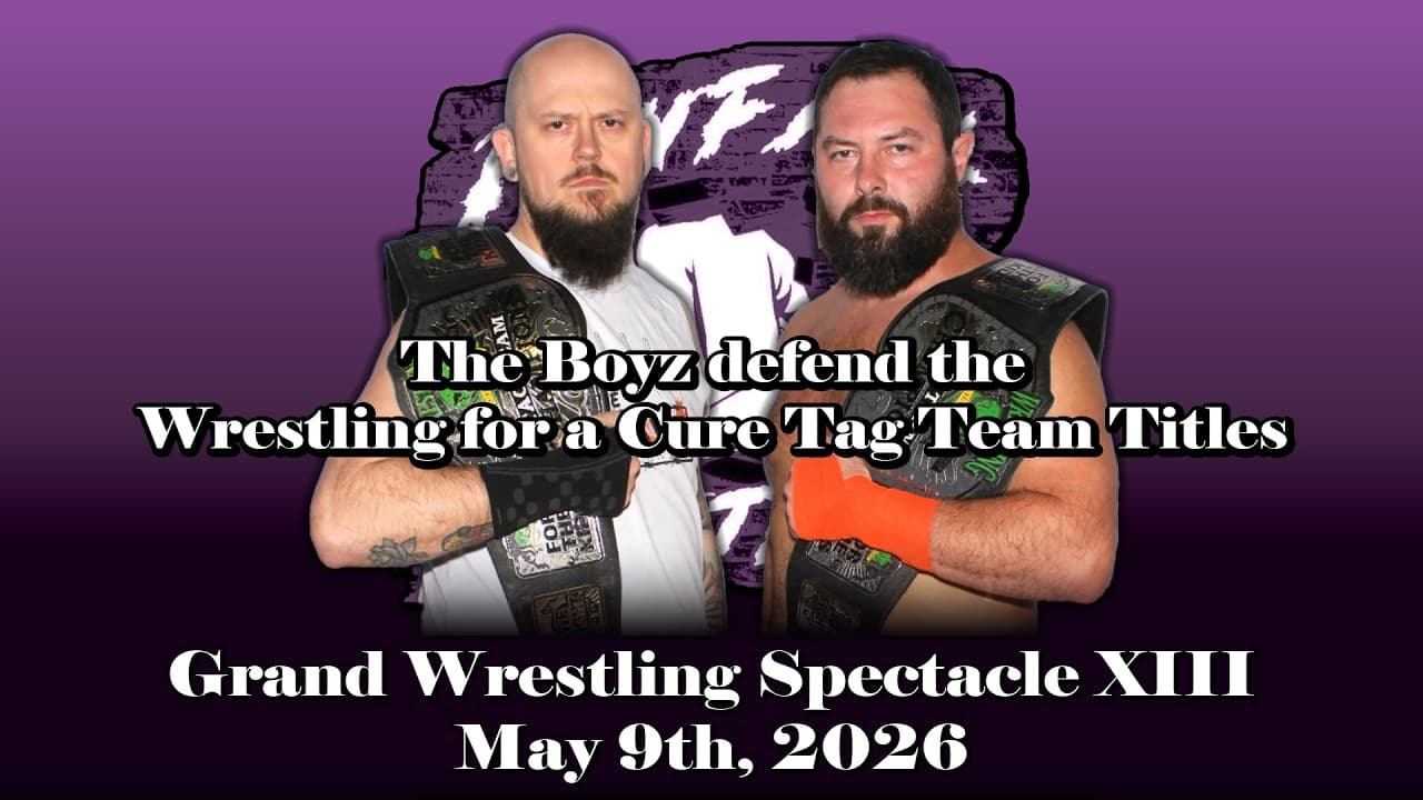 Pinfall Wrestling | Wrestling for a Cure Tag Team Titles: The Boyz (c) vs. BETA
