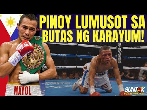 KID RAPIDO NG GUMAWA NG IMPOSIBLE SA KASAYSAYAN NG BOXING! | UPSET OF THE YEAR | MAYOL VS CALDERON