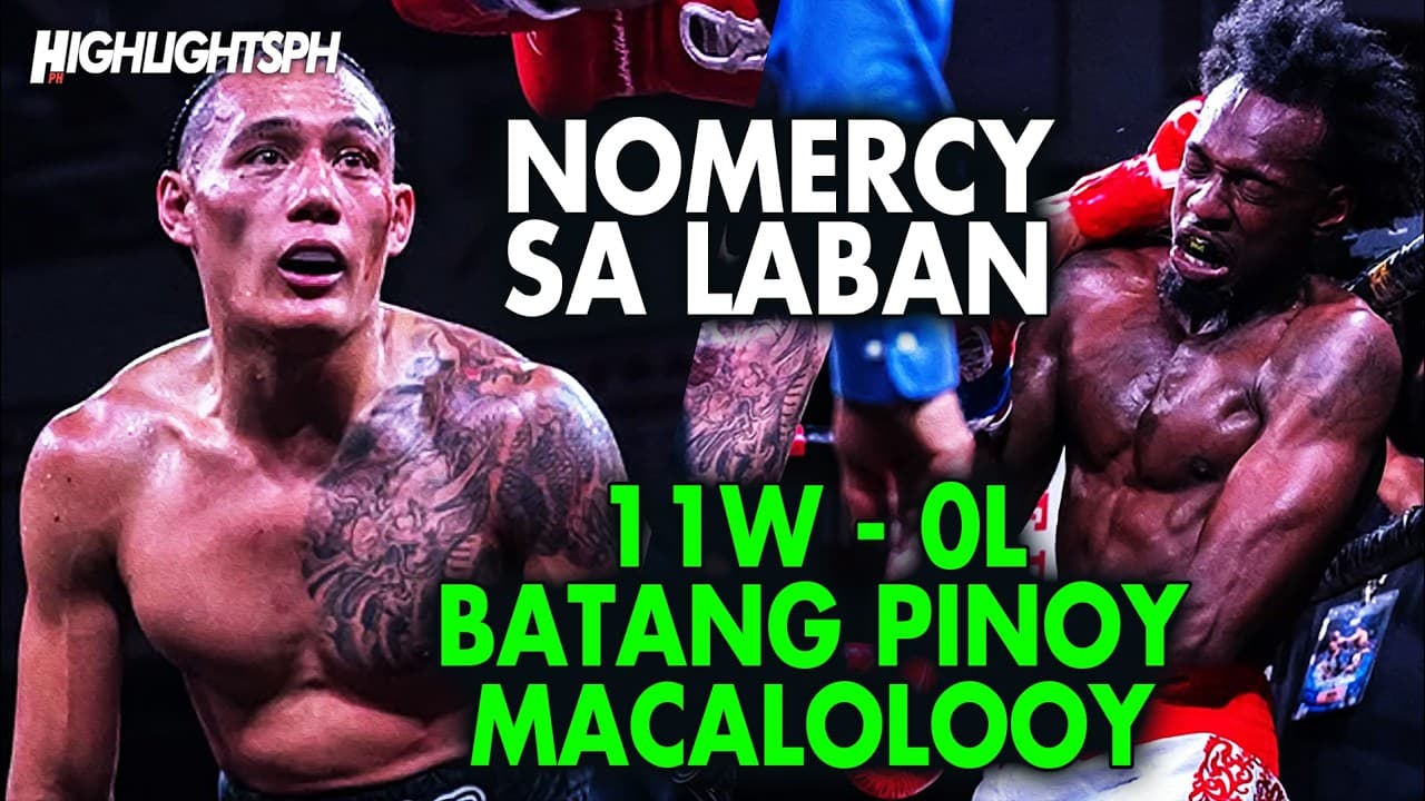 NOMERCY FIGHT: WALANG-AWA sa Kalaban si MACALOLOOY! (11W 0L)