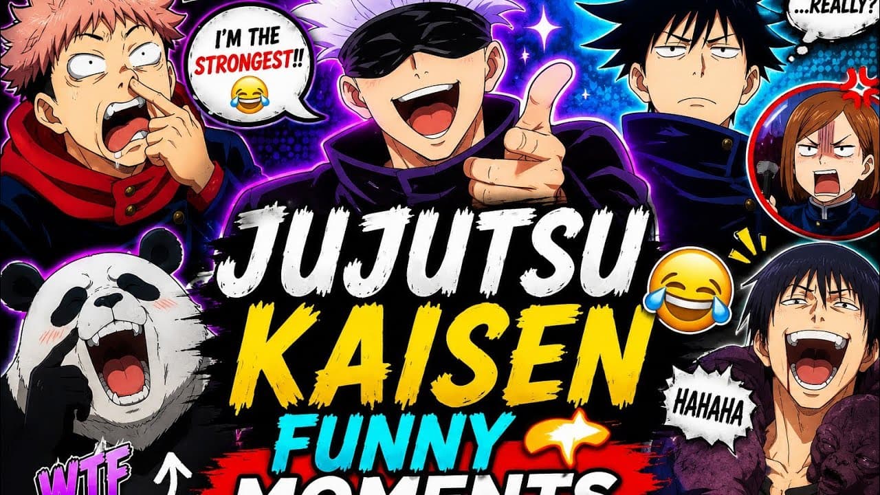 JUJUTSU KAISEN FUNNY MOMENTS 😂 #jujutsukaisen #gojo #anime