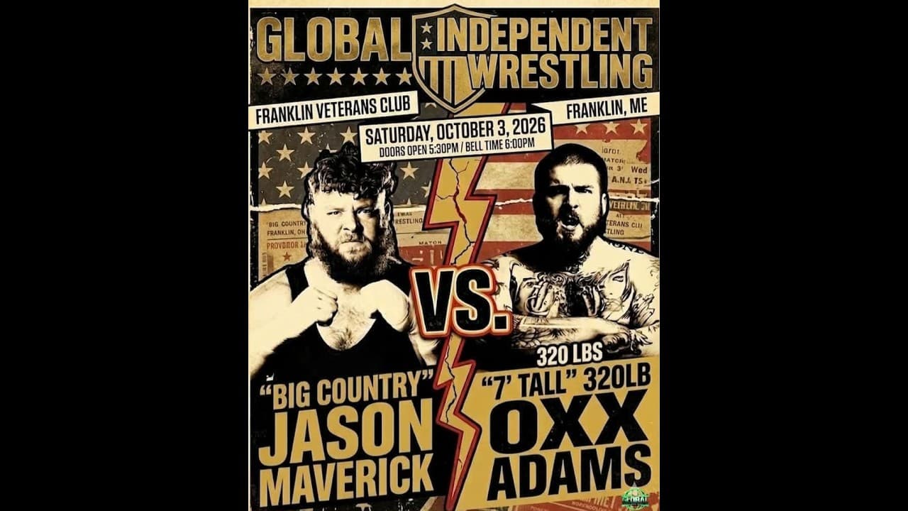 7' 350lb Oxx Adams vs 6'6 350lb "Big Country" Jason Maverick: Giants Face off in a clash of titans