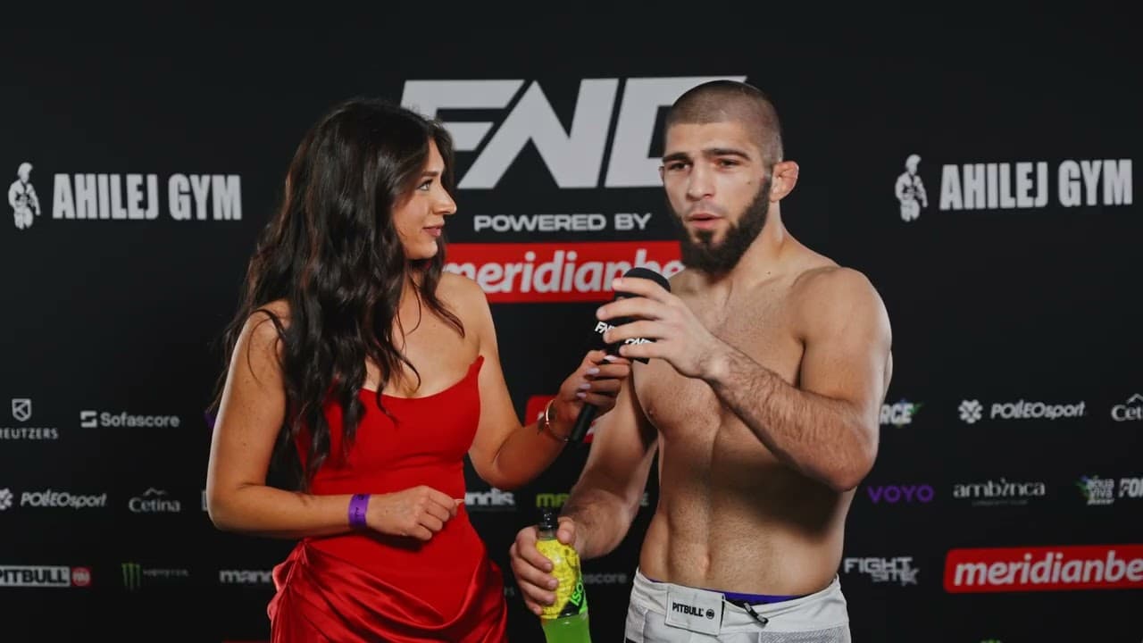 KHANBULAT IRISBIEV | POST FIGHT INTERVIEW | FNC 31 Powered by Meridianbet | BELGRADE
