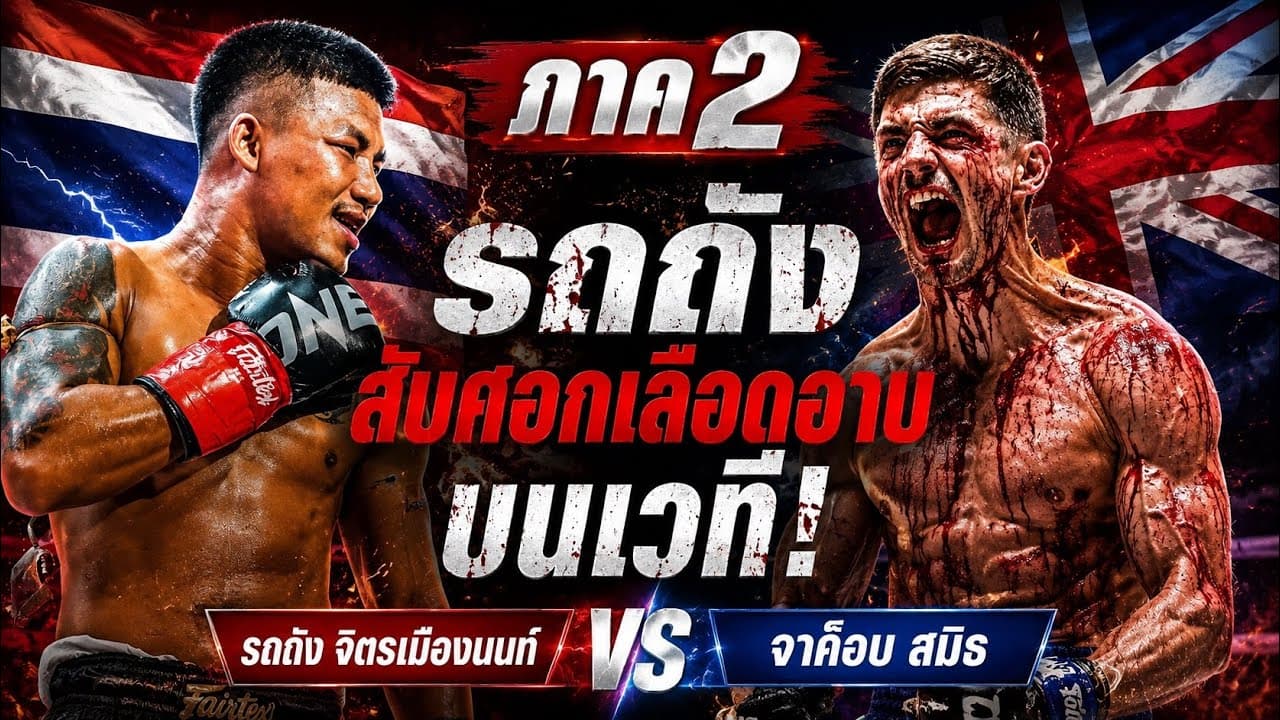 ภาค2 รถถังสับศอกเลือดอาบบนเวที! รถถัง จิตรเมืองนนท์ vs จาค็อบ สมิธ