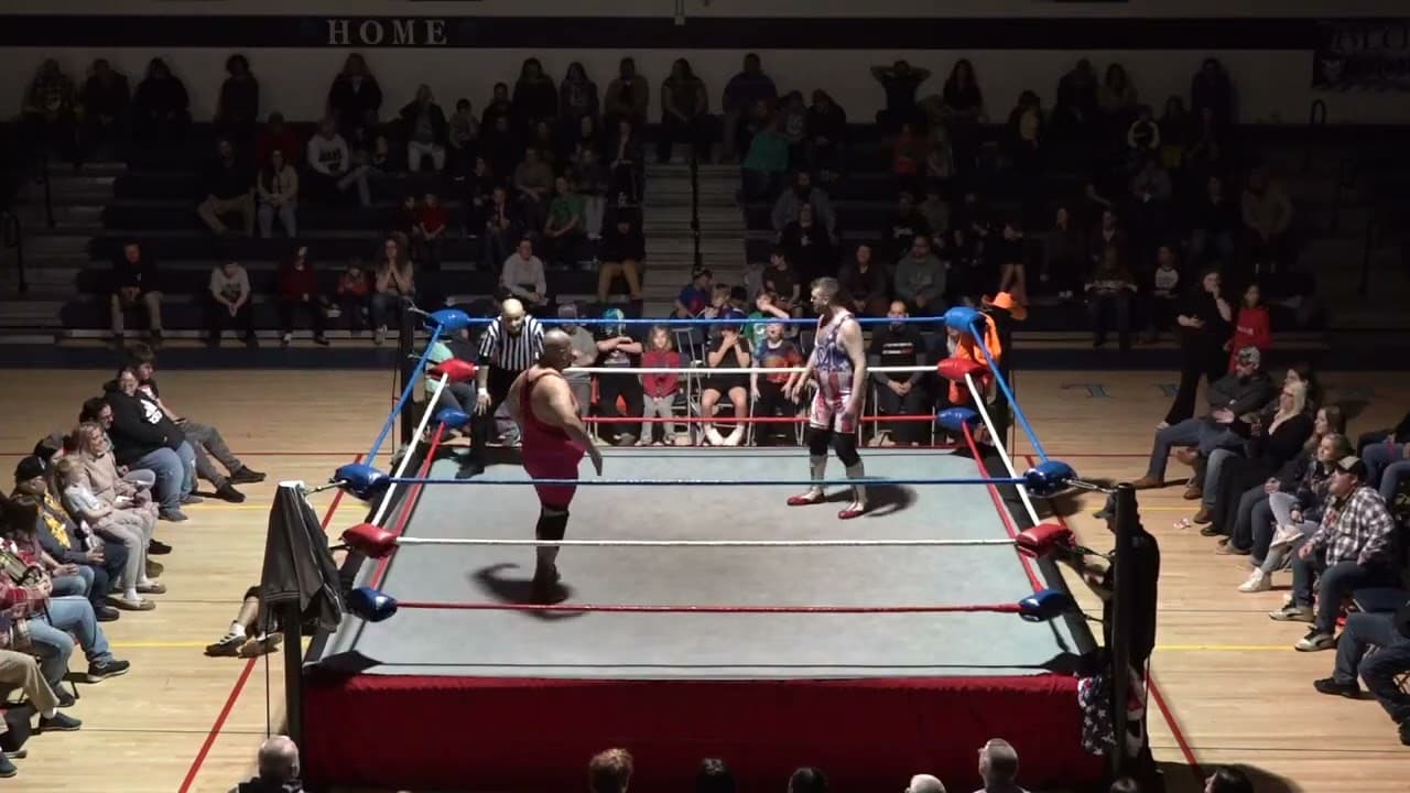 Dunky Boy Bandit vs. Grappling Greg vs. "Lights Out" Lee Miller in Calais, Maine (3/29/24)