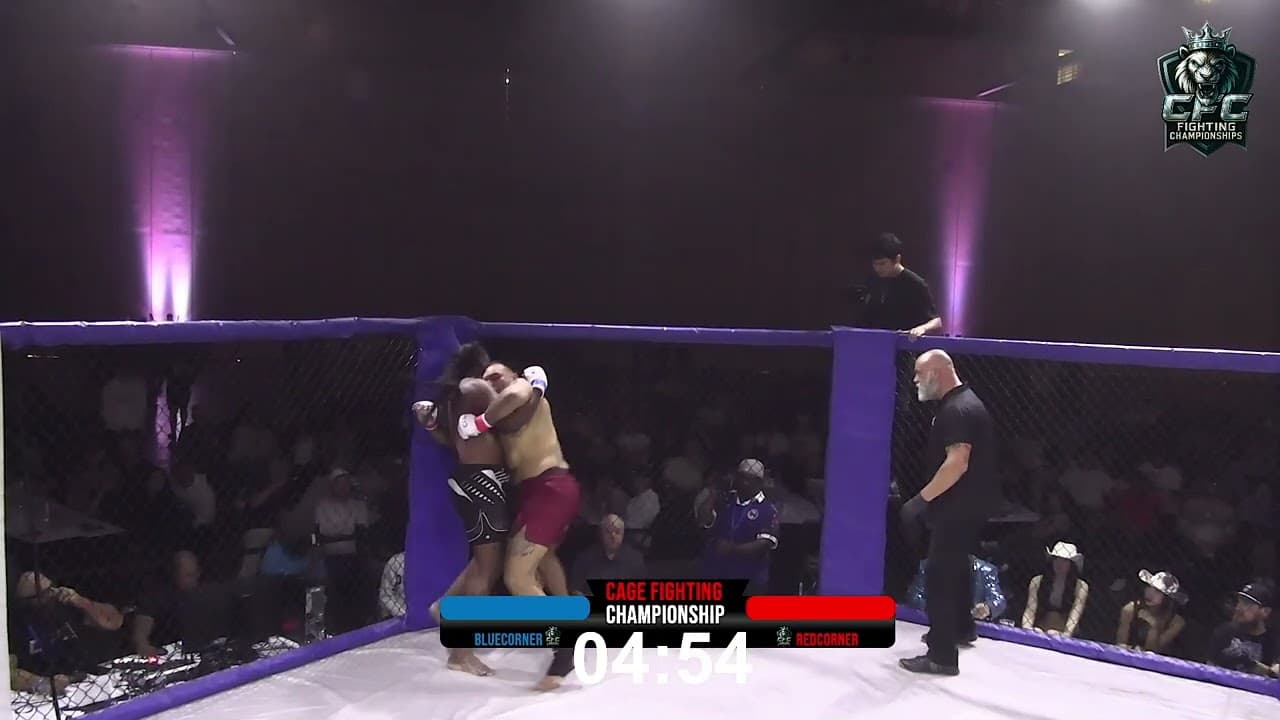 Big Brown vs YaYa Olorunsola Full Fight Cage Fighting Championships