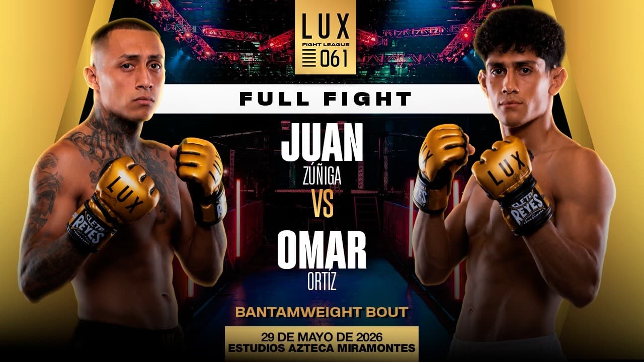 Juan "Alimaña" Zúñiga vs Omar "Strong Dog" Ortíz, a fuego en LUX 061👊🔥 #luxfightleague