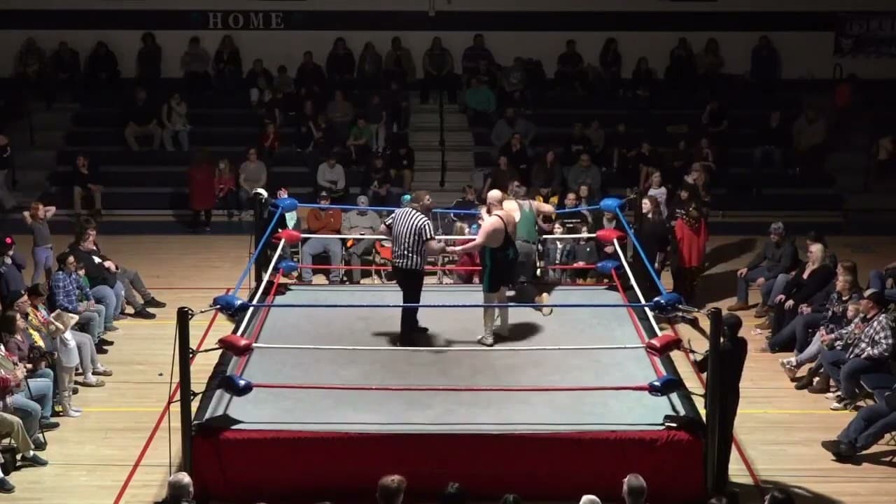 Cousin Larry vs. Cocky Kyle @ Global Independent Wrestling in Calais, Maine