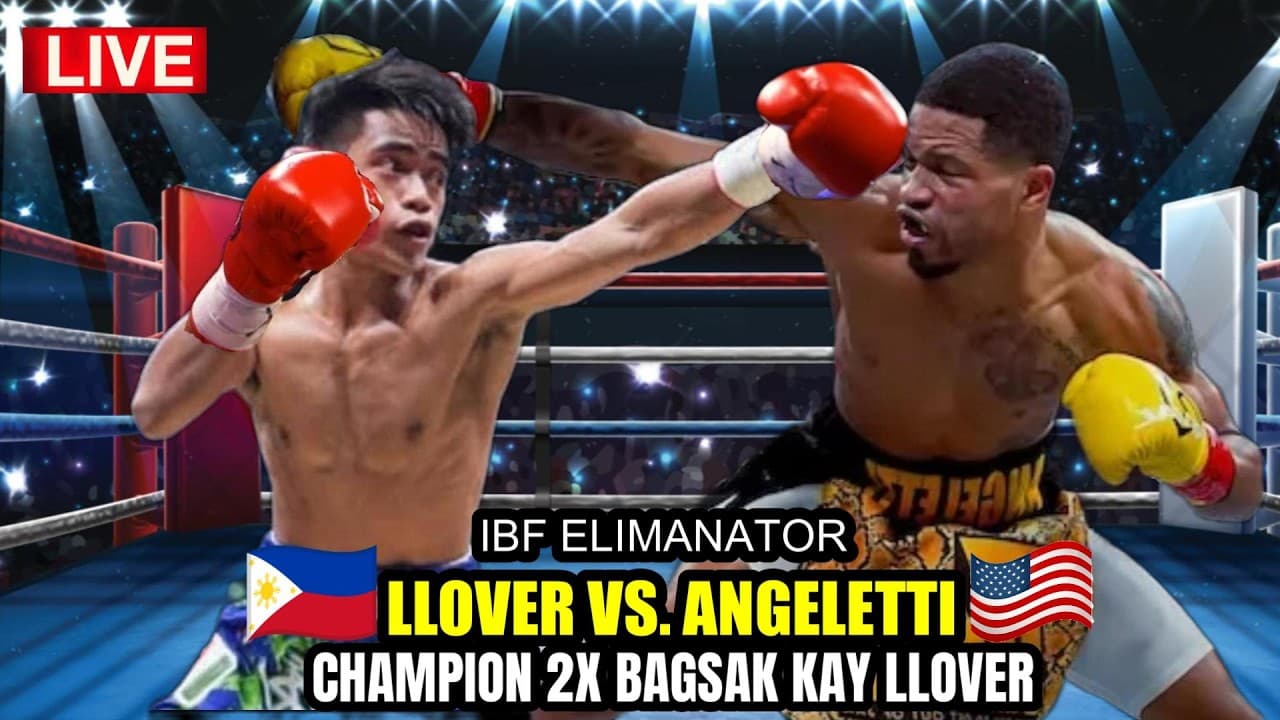 LLOVER vs ANGELETTI LATEST | IBF ELIMINATOR! CHAMPION 2X BAGSAK KAY LLOVER!