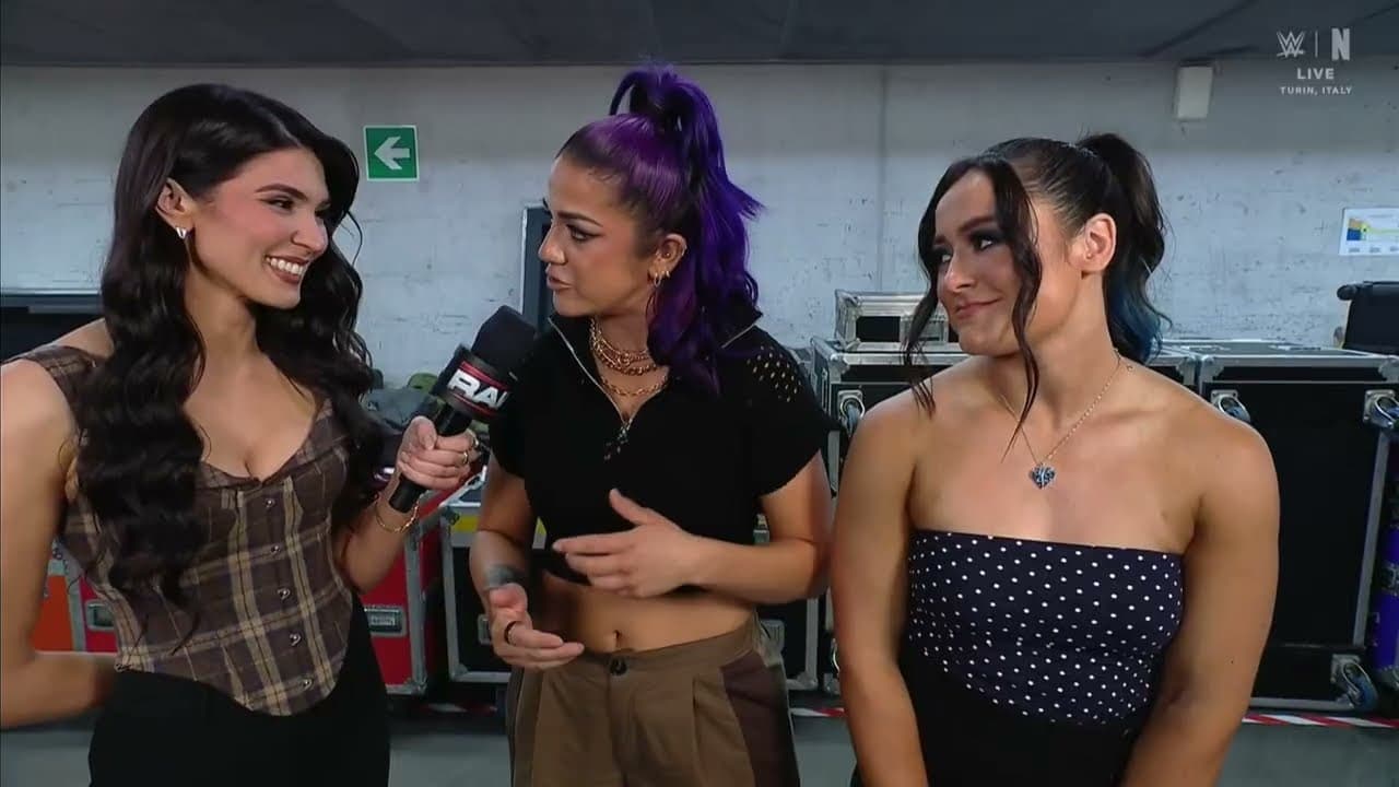 Bayley, Lyra Valkyria & Sol Ruca Backstage: Raw June 1 2026