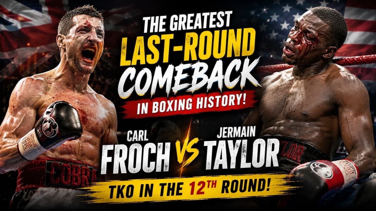 Carl Froch vs Jermain Taylor | The Greatest Last-Round Comeback in Boxing History