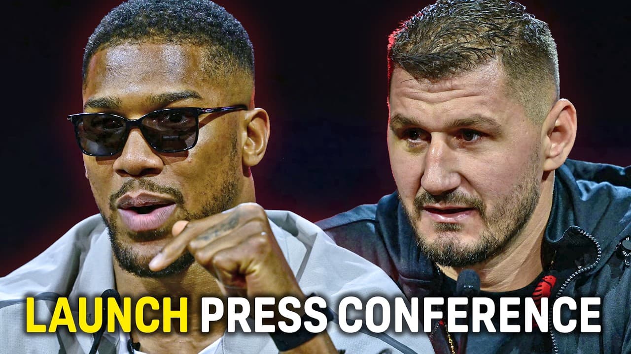 HIGHLIGHTS: Anthony Joshua vs. Kristian Prenga • LAUNCH PRESS CONFERENCE | DAZN Boxing