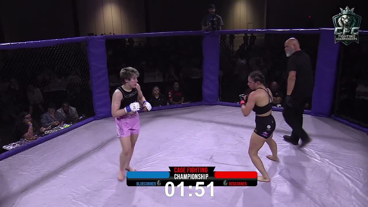 Ashley Maziol vs Julia Ramsden Full Fight Cage Fighting Championships