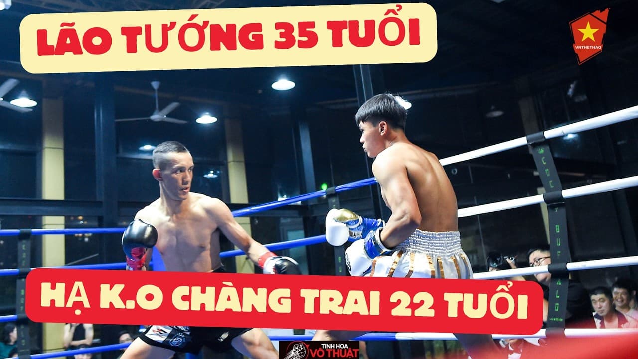 LÃO TƯỚNG 35 TUỔI HẠ ĐO VÁN CHÀNG TRAI 22 TUỔI TẠI COCKY FIGHT NIGHT