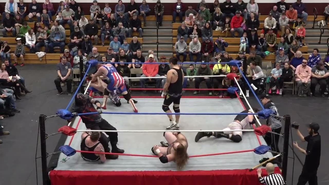 over the top rope battle royal at global independent wrestling