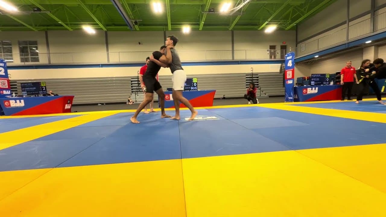 BJJ NO Gi Match Rear Bodylock Takedown Leads To Choke Submission Victory Fuji Open Savannah