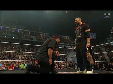 Jacob Fatu acknowledging Roman Reigns _WWE RAW 1 June 2026
