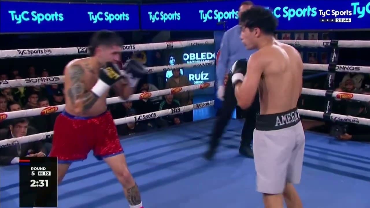Maximiliano Robledo vs. Diego Ruiz - Boxeo de Primera - TyC Sports