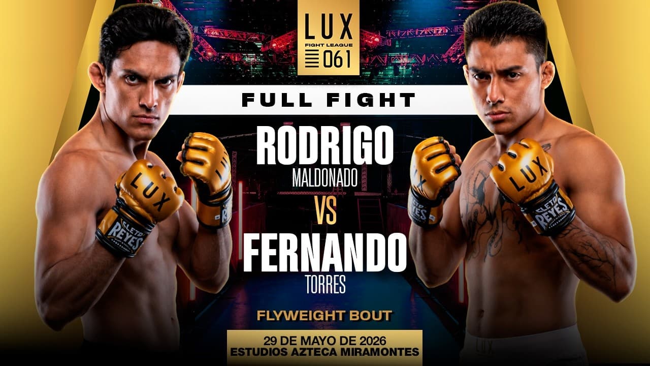 Rodrigo Maldonado vs Fernando "Leviatán" Torres, hasta el final en LUX 061👊🔥 #luxfightleague