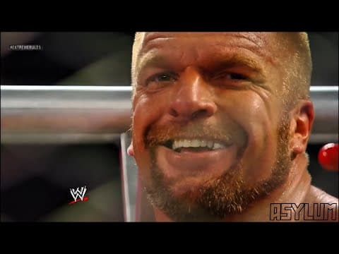 Brock Lesnar vs Triple H Steel Cage Extreme Rules 2013 Highlights