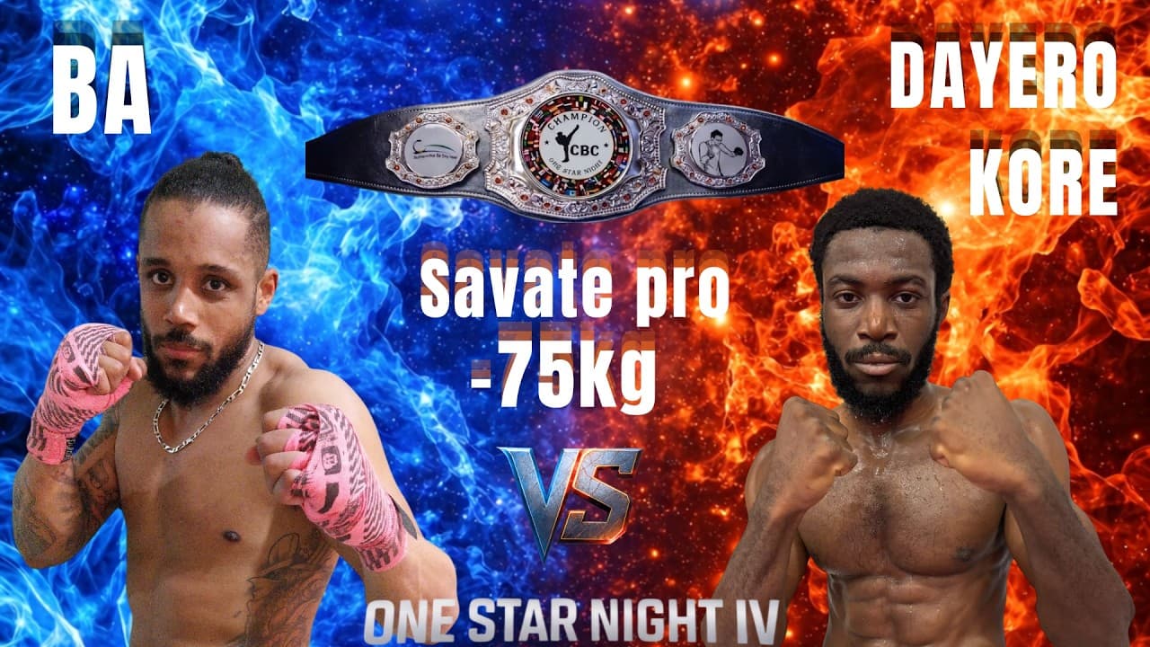 David DAYERO KONE vs Elyesse BA By @vxstv #one #star #night