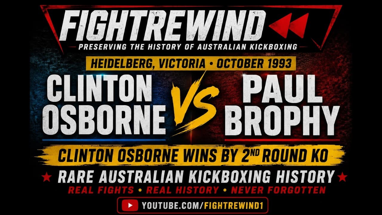 Clinton Osborne vs Paul Brophy