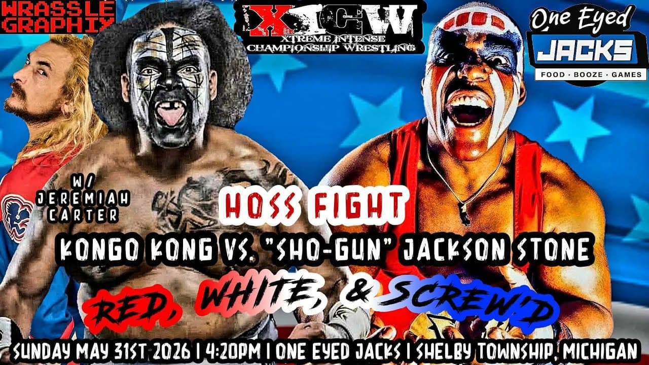 Full Match: KONGO KONG vs. "Shogun" JACKSON STONE (Red, White & Screw'd 2026)
