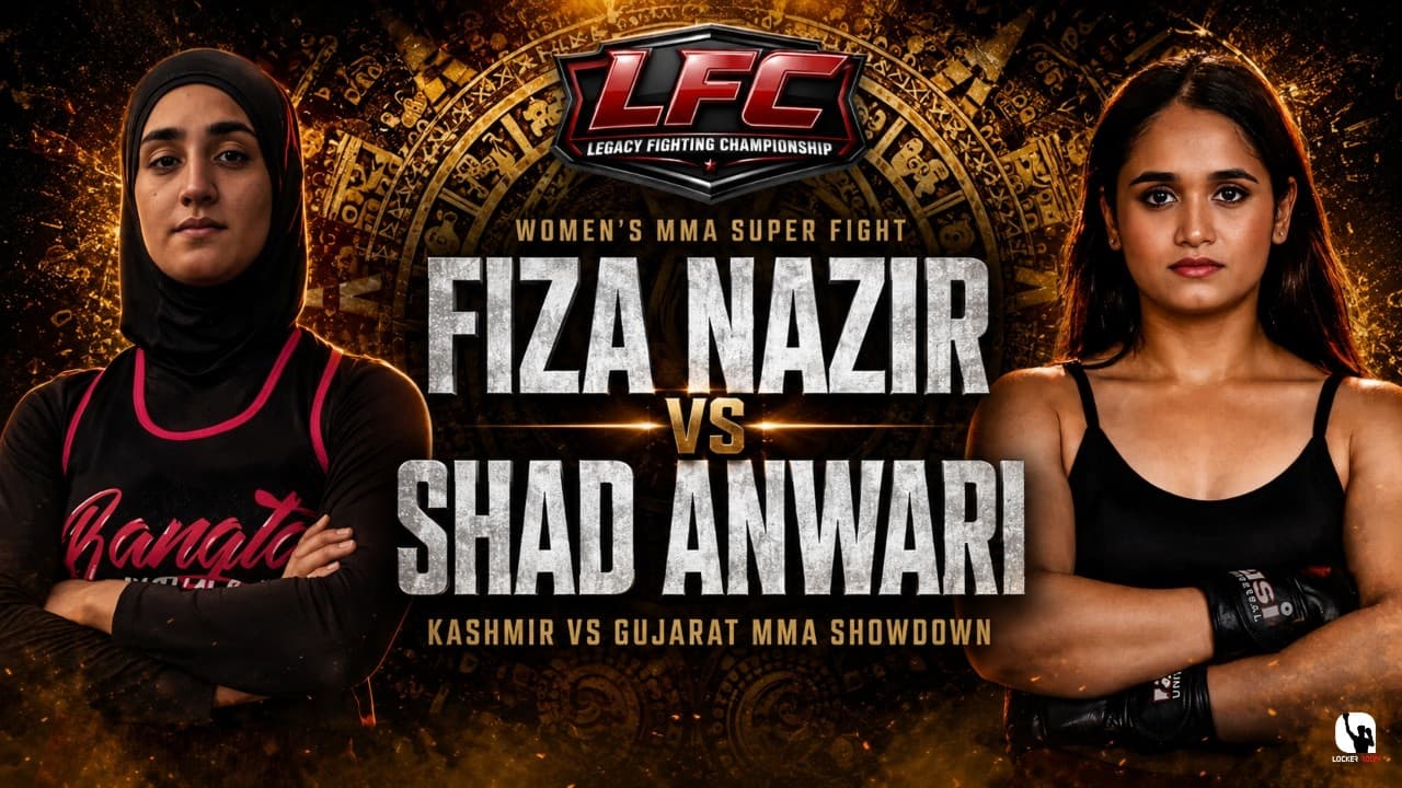 Fiza Nazir (Kashmir) vs Shad Anwari (Gujarat) | FULL FIGHT | Cage Side Angle | Legacy FC