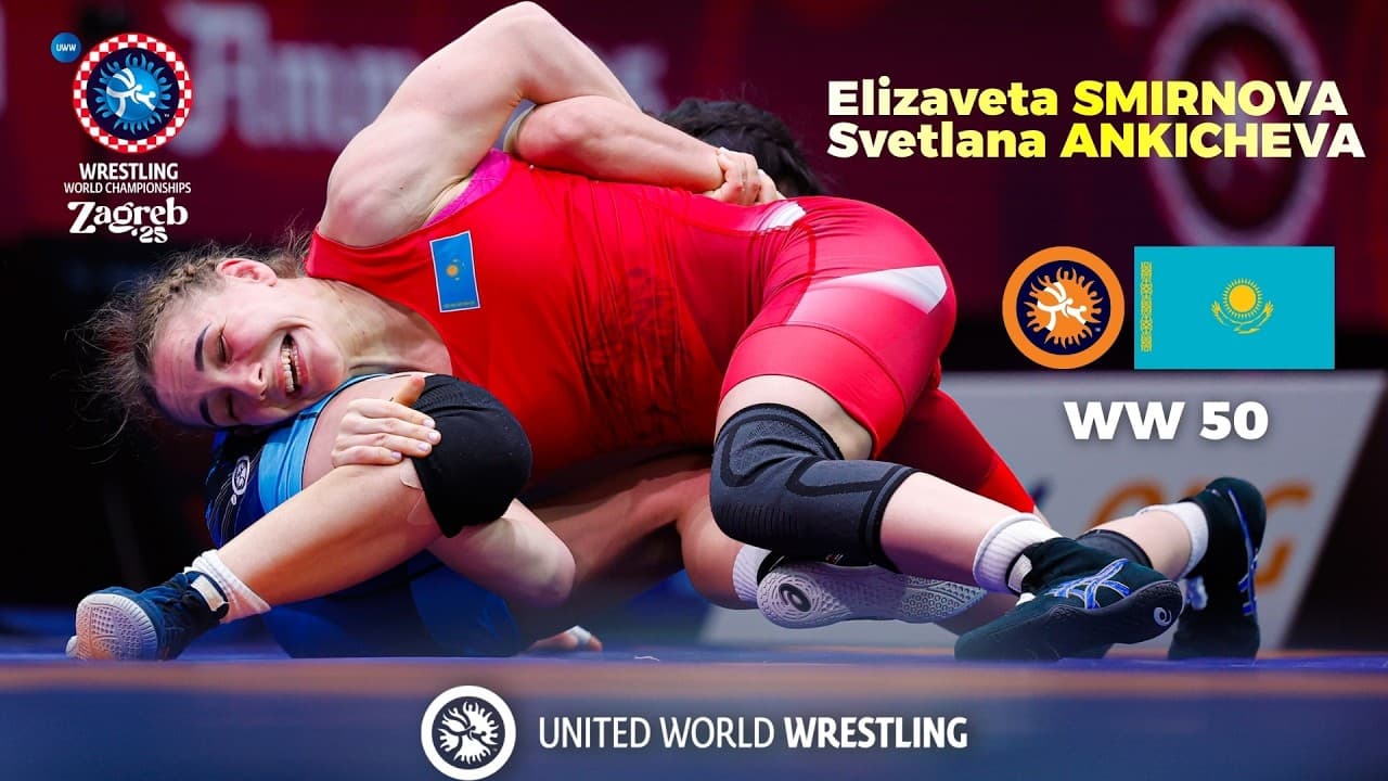 Elizaveta SMIRNOVA (UWW) vs 🇰🇿 Svetlana ANKICHEVA. WORLD WRESTLING CHAMPIONSHIPS 2025 Repechage WW50