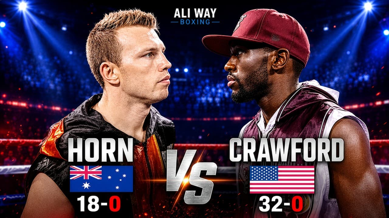 Terence Crawford (USA) vs Jeff Horn (Australia) | TKO, Boxing Fight Highlights HD