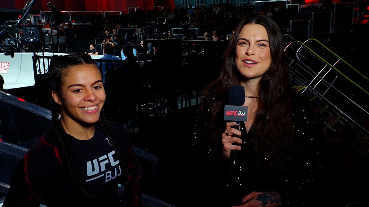 Ana Lima comemora a vitória sobre Amanda Mazza no UFC BJJ 9: "Treinei para dar show"